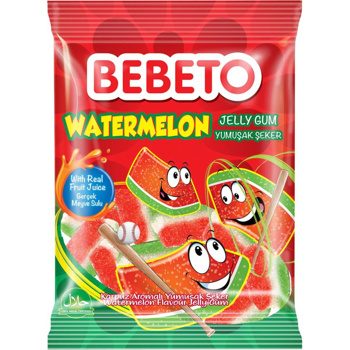 Läs mer om Bebeto Watermelon 80g
