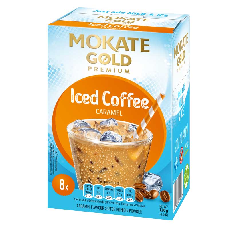 Mokate Iskaffe Gold Karamell 8-Pack 120g