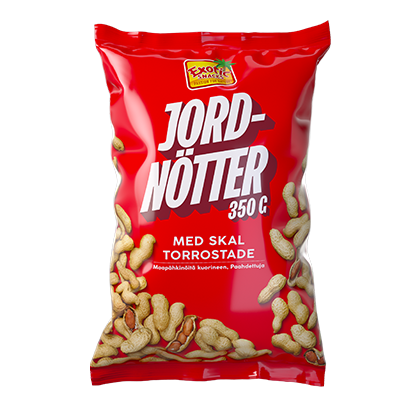 Exotic Snacks Jordnötter Med Skal 350g