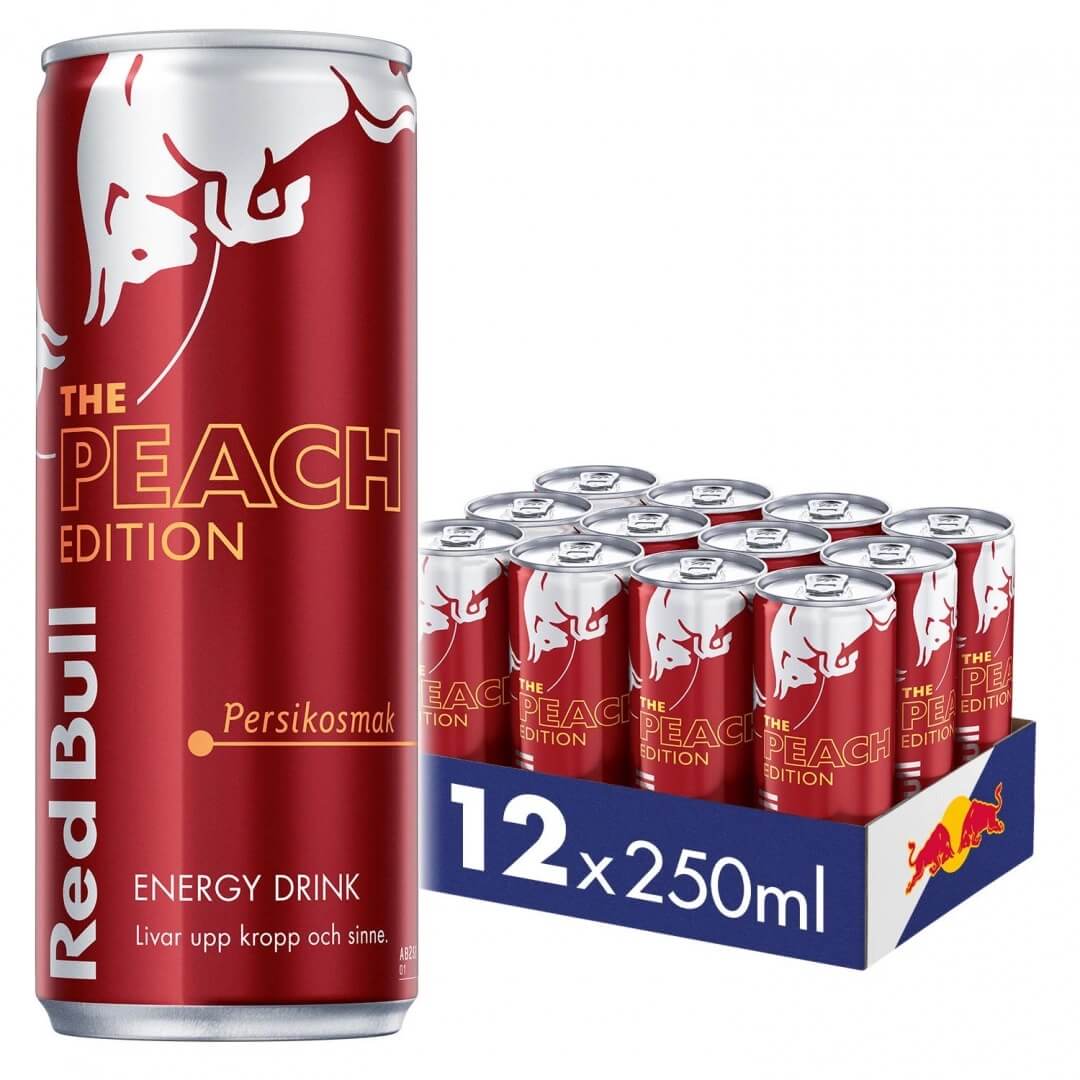 Läs mer om Red Bull Peach Edition 25cl x 12st