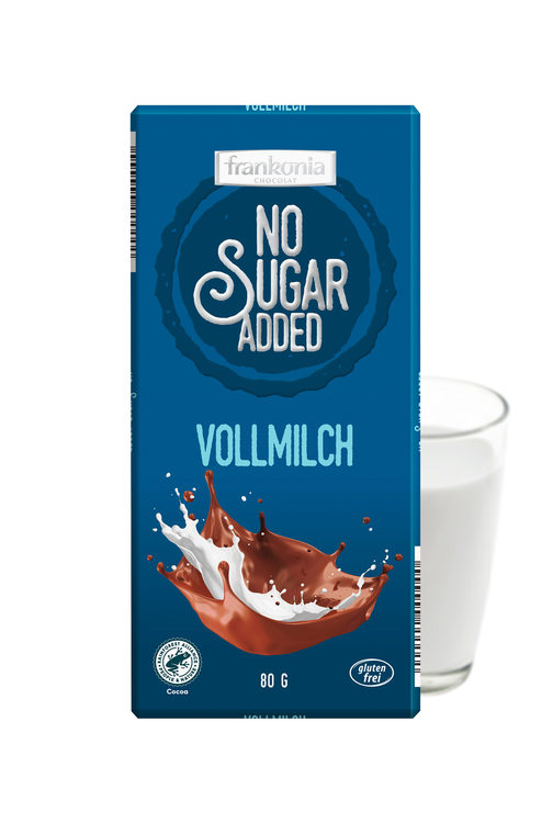 Frankonia Mjölkchoklad Utan tillsatt socker 80g