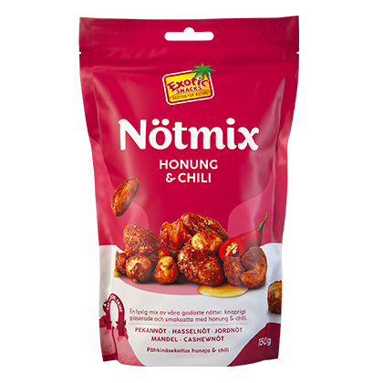 Exotic Snacks Nötmix Honung & Chili 150g