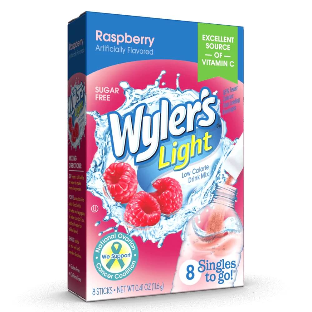 Wylers Light Singles To Go - Raspberry