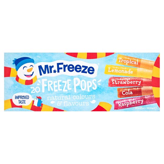 Läs mer om Mr. Freeze - Freeze Pops 20-pack