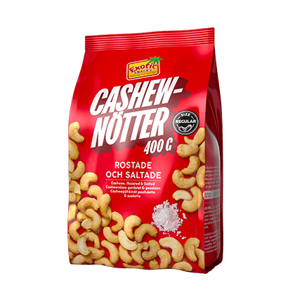 Exotic Snacks Cashew Rostade & Saltade 400g