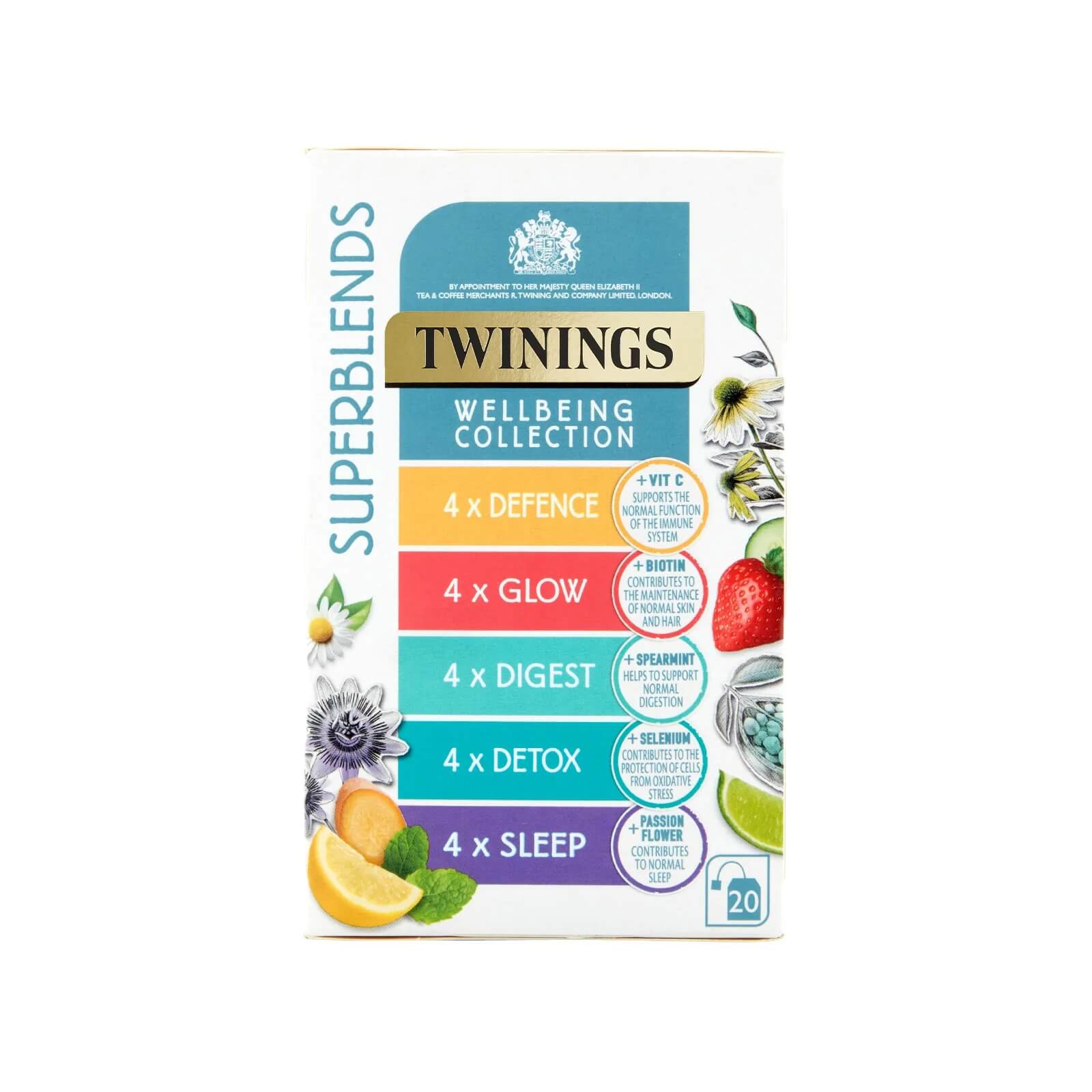 Läs mer om Twinings Wellbeing Collection 20-pack