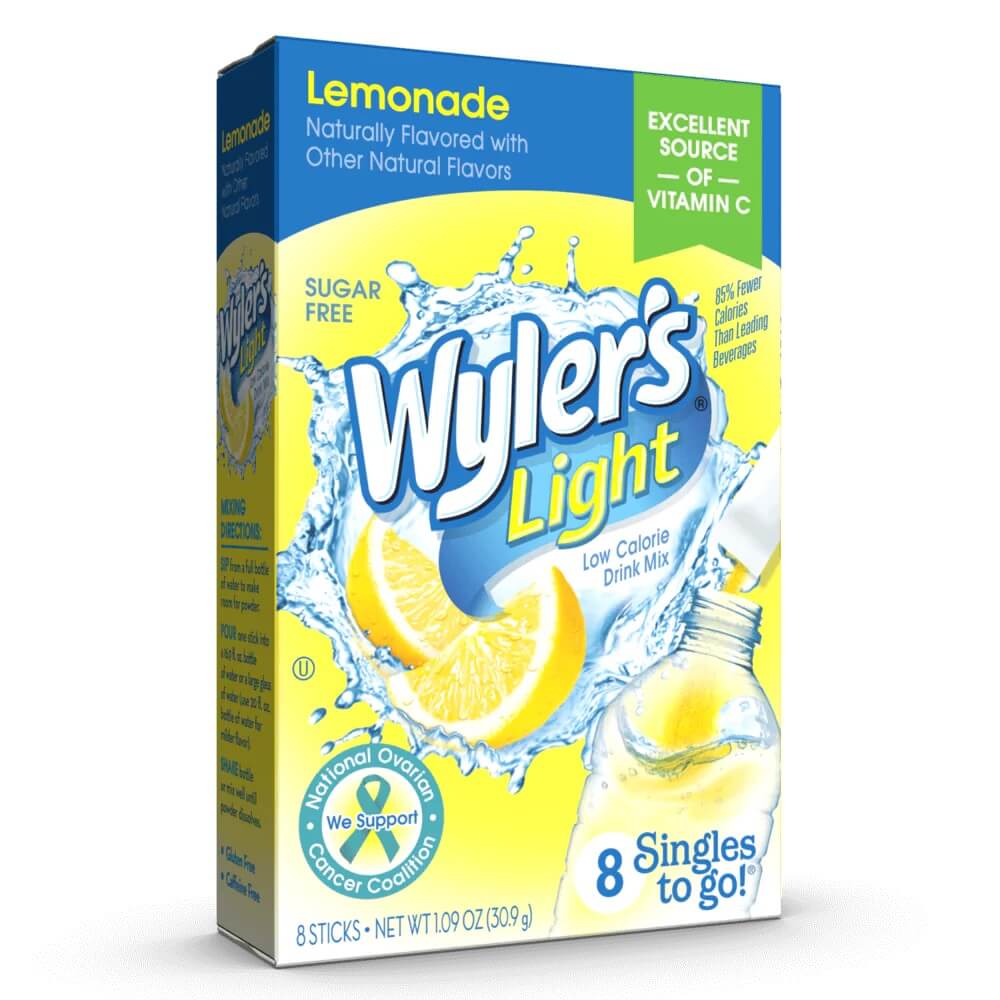 Wylers Light Singles To Go - Lemonade