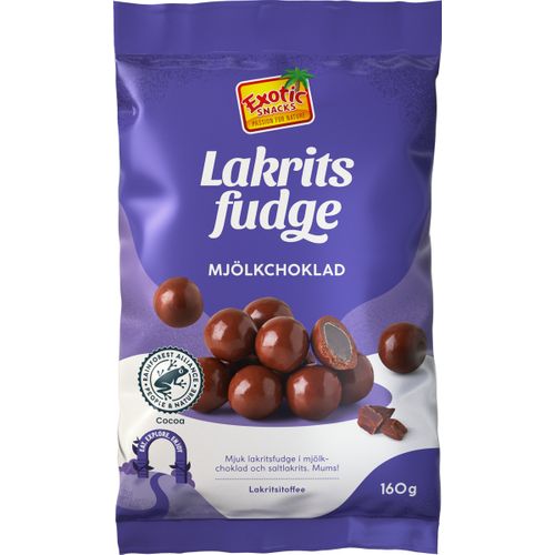 Exotic Snacks Lakritsfudge 160g