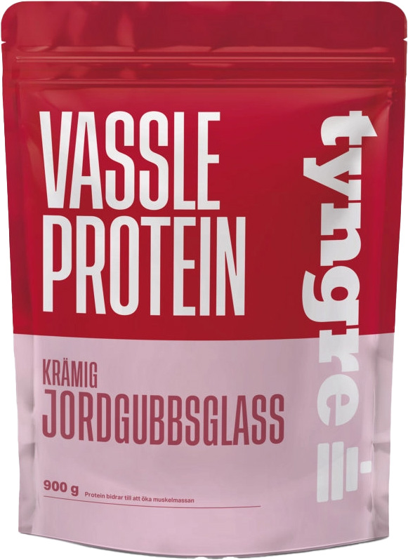 Tyngre Vassle Krämig Jordgubbsglass 900g