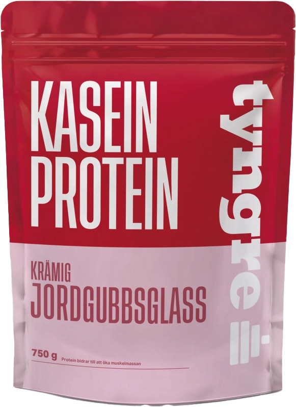 Tyngre Kasein Krämig Jordgubbsglass 750g