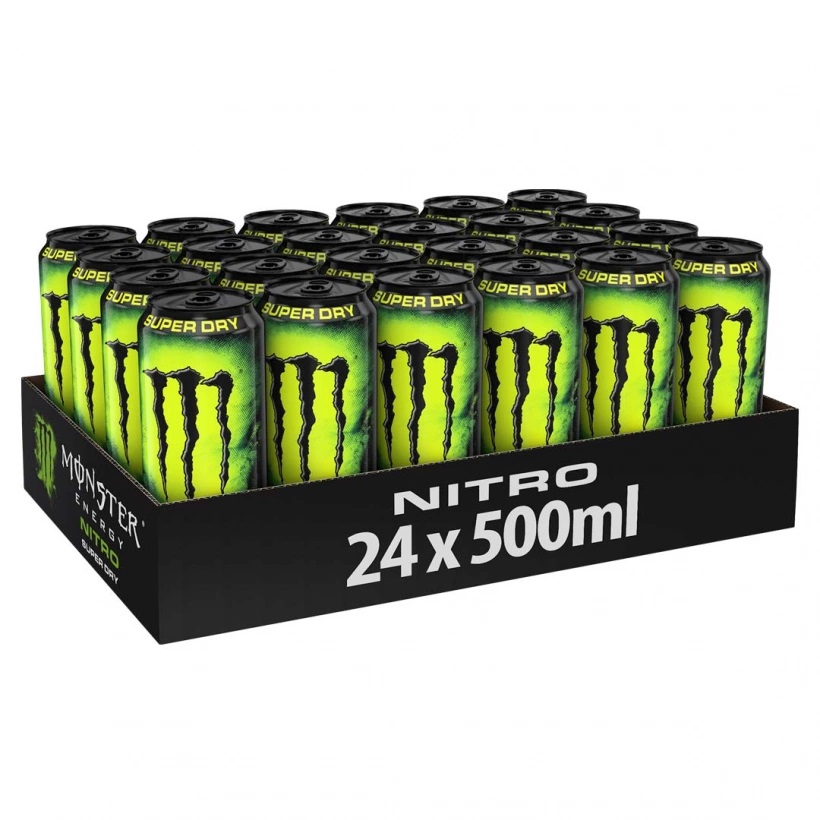 Läs mer om Monster Energy Nitro Super Dry 50cl x 24st