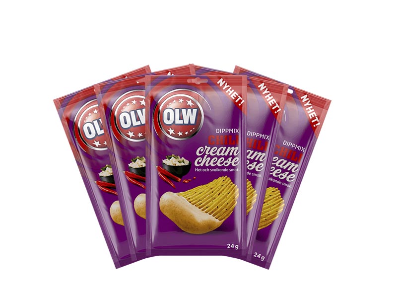 Läs mer om OLW Dipmix Chili Cream Cheese 24g x 5st