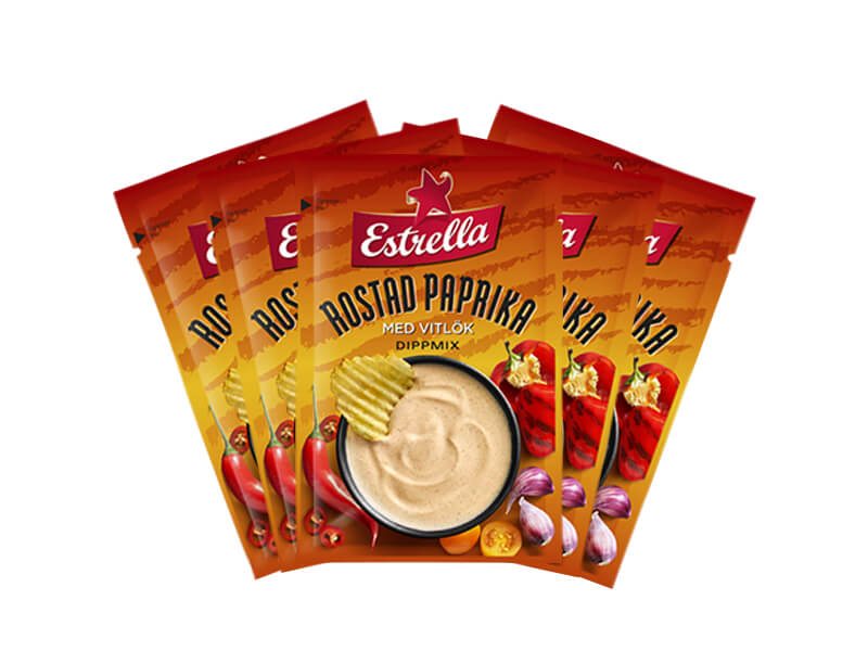 Estrella Dipmix Rostad Paprika & Vitlök 24g x 5st