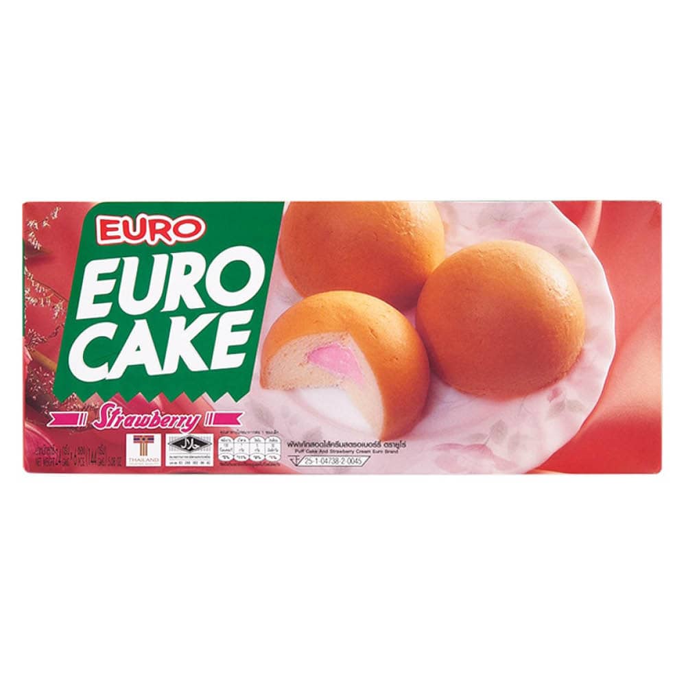 Läs mer om Euro Cake Strawberry 144g