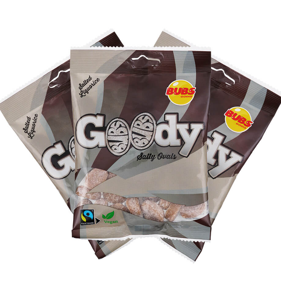 Läs mer om Bubs Goody Salty Ovals 90g x 3st