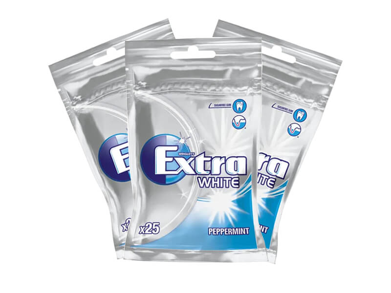 Läs mer om Wrigleys Extra Tuggummi White Peppermint 29g x 3st