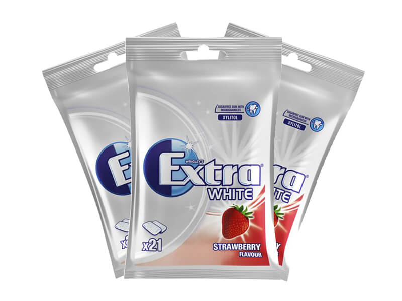 Wrigleys Extra Tuggummi White Strawberry 29g x 3st