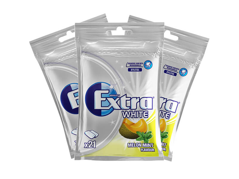 Läs mer om Wrigleys Extra White Melon Mint 29g x 3st