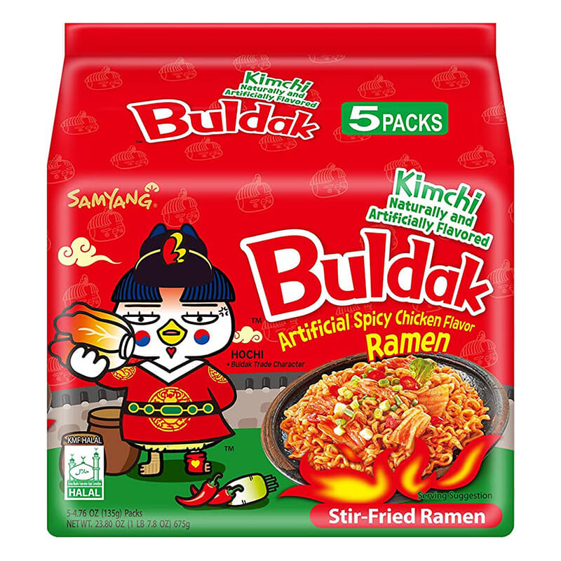 Läs mer om Samyang Hot Chicken Ramen - Kimchi Flavor 140g x 5st