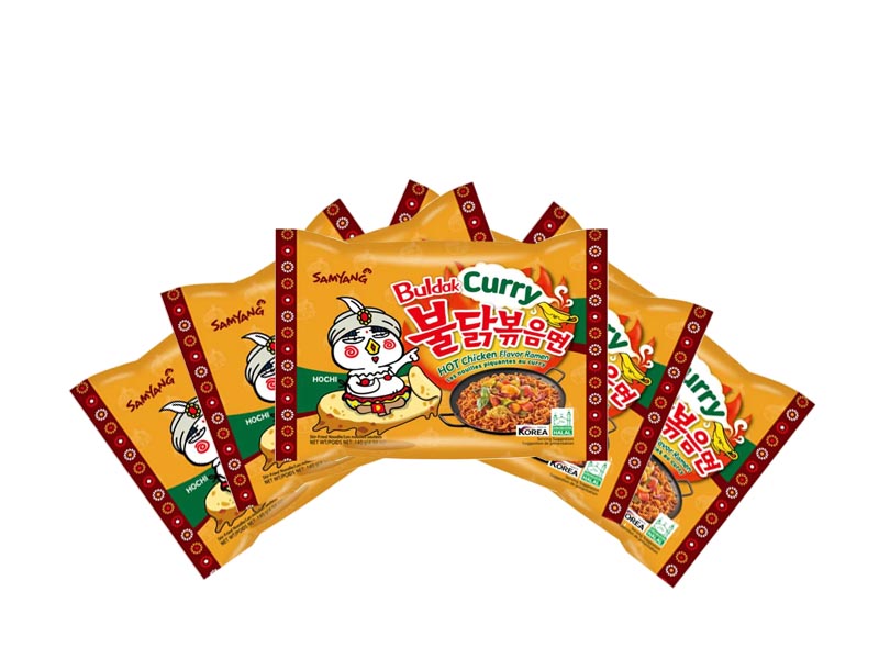 Läs mer om Samyang Hot chicken Curry flavor 140g x 5st