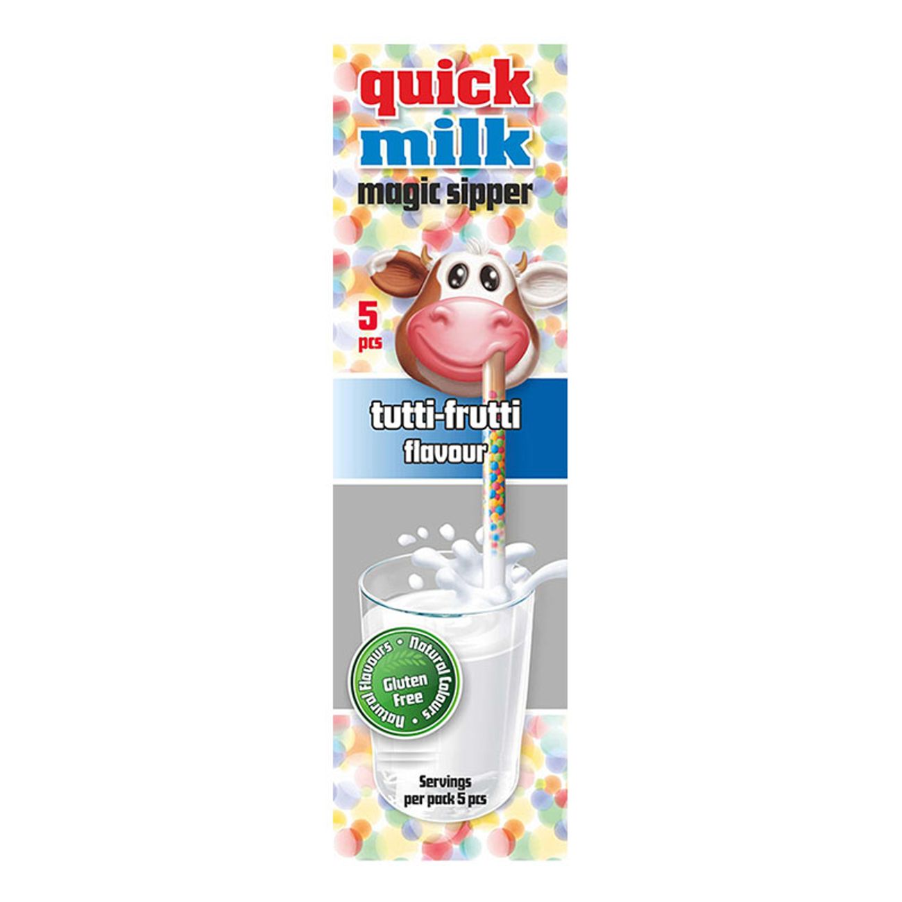 Läs mer om Quick Milk - Tutti Frutti 5-pack