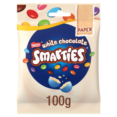 Läs mer om Smarties White Chocolate 100g