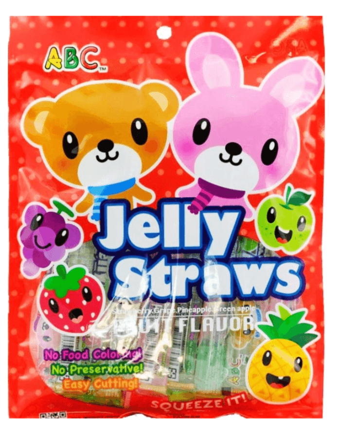Läs mer om ABC Bear & Bunny Jelly Straws 300g
