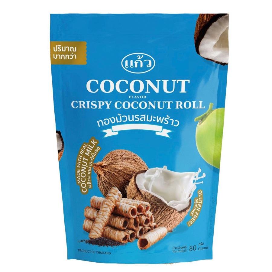 Läs mer om Kaew Crispy Roll Coconut 100g