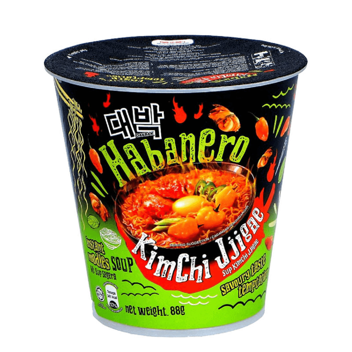 Daebak Noodle Bowl Habanero Kimchi Jjigae 85g