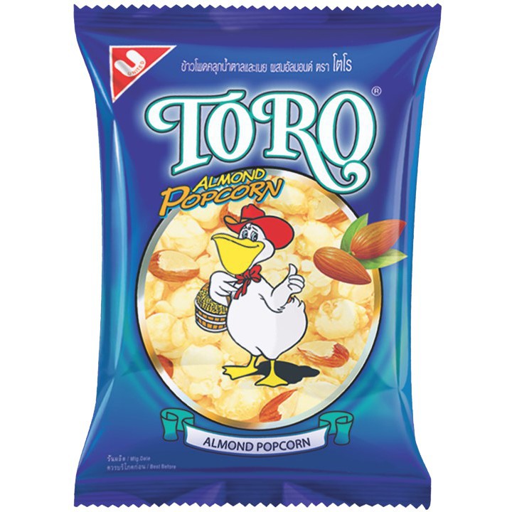 Läs mer om Toro Popcorn Almond Caramel 60g