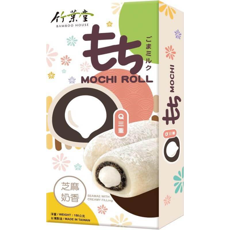 Läs mer om Bamboo House Mochi Roll Sesam 150g