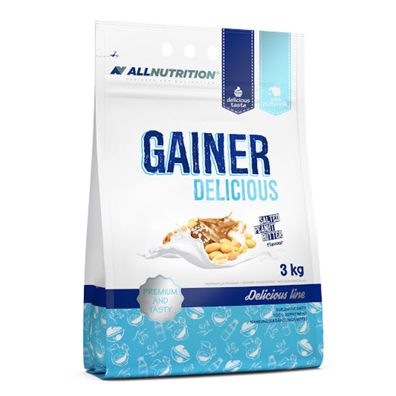 Läs mer om Allnutrition Gainer Delicious - Salted Peanut Butter 3kg