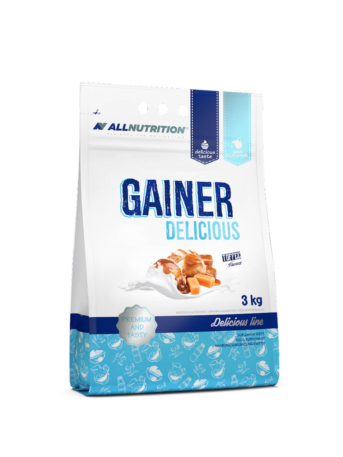 Allnutrition Gainer Delicious - Toffee 3kg