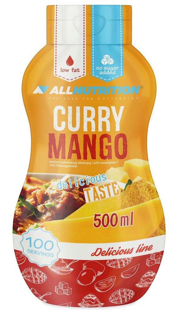 Läs mer om Allnutrition Curry Mango Sauce 500ml