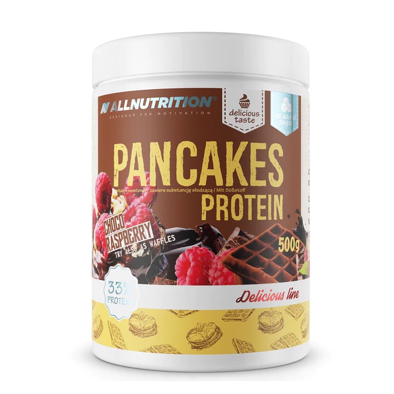 Läs mer om Allnutrition Protein Pancake Mix - Choco Raspberry 500g