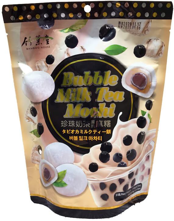 Läs mer om Bamboo House Bubble Milk Tea Mochi 240g