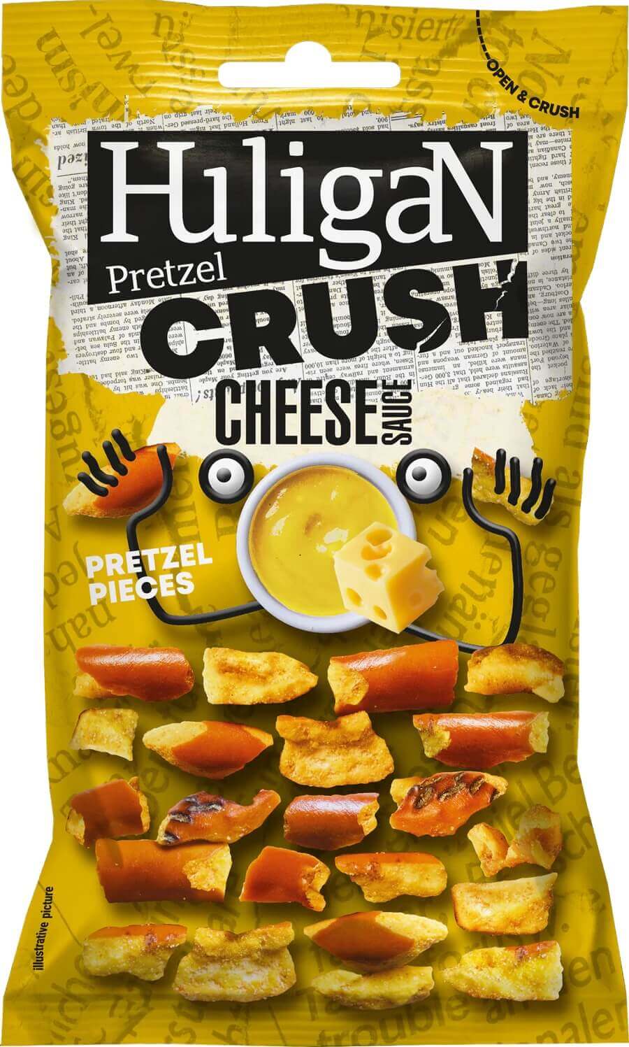 Huligan Pretzel Crush - Cheddar Sauce 65g