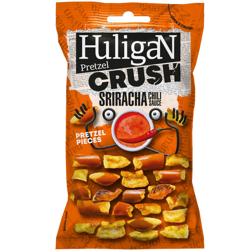 Läs mer om Huligan Pretzel Crush - Sriracha Chili Sauce 65g