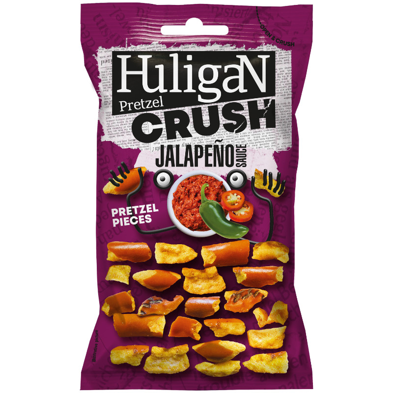 Huligan Pretzel Crush - Jalapeno Sauce 65g