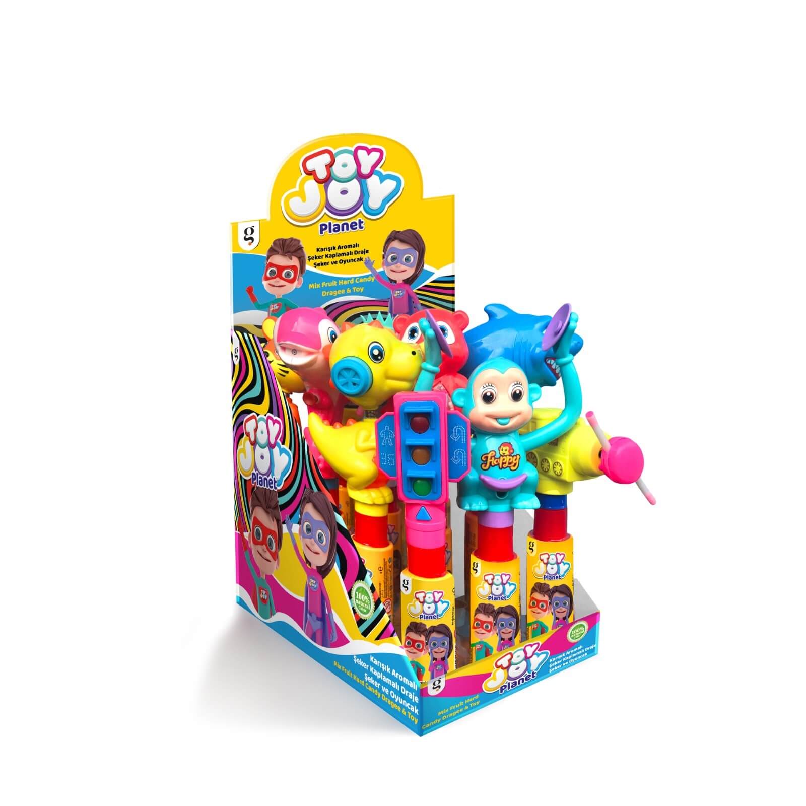 Läs mer om Toy Joy Planet Leksak Med Godis