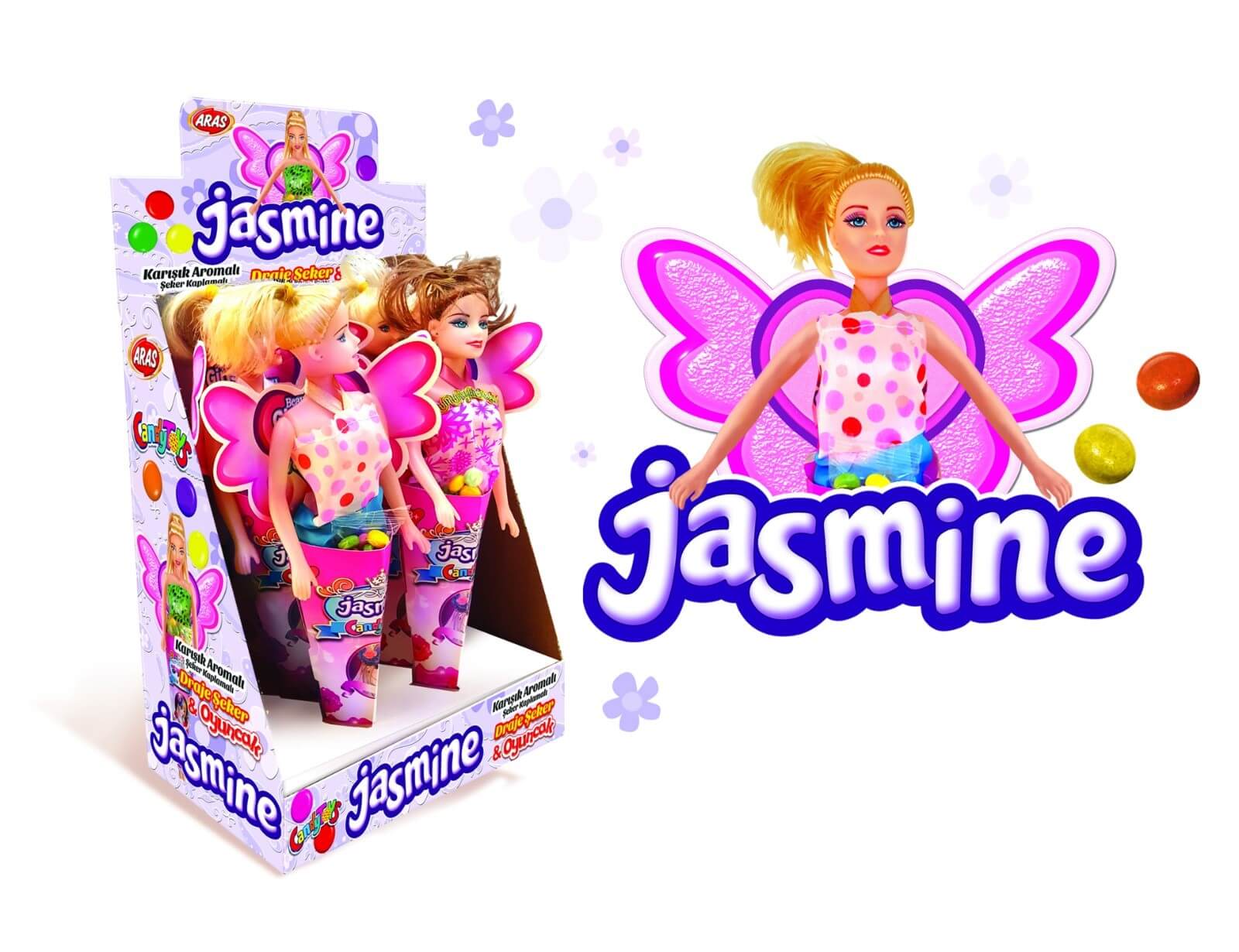 Läs mer om Candy Toys Jasmine Leksak Med Godis