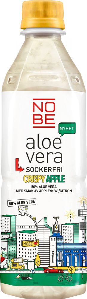 Läs mer om NOBE Aloe Vera Crispy Apple Zero 50cl