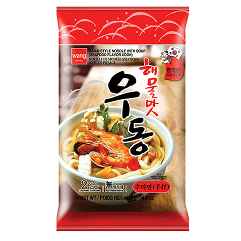 Läs mer om Wang Udon Noodle Soup Seafood 424g
