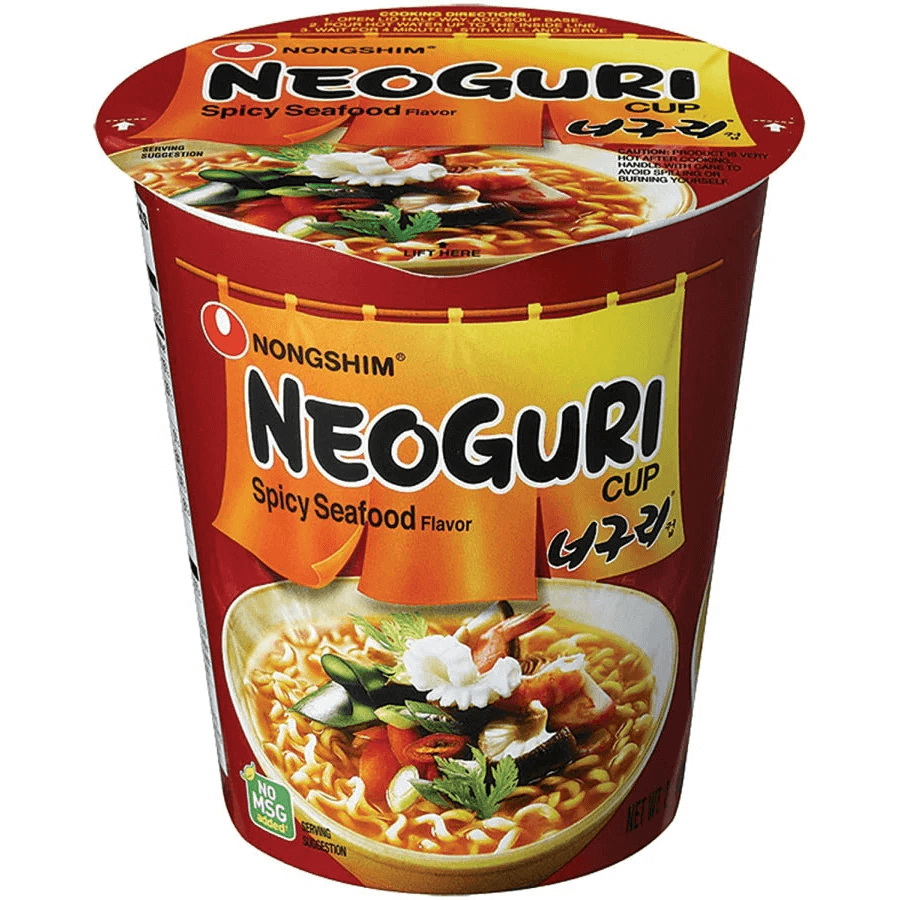 Läs mer om Nongshim Neoguri Seafood & Spicy Cup 62g