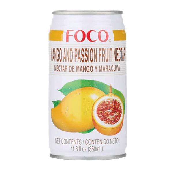 Läs mer om Foco Mango & Passion Fruit Drink 350ml