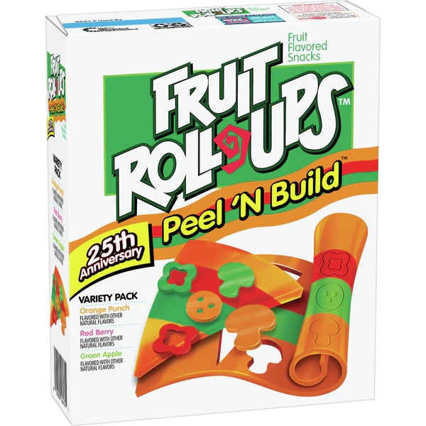 Läs mer om Fruit Roll Ups Peel N Build 283g