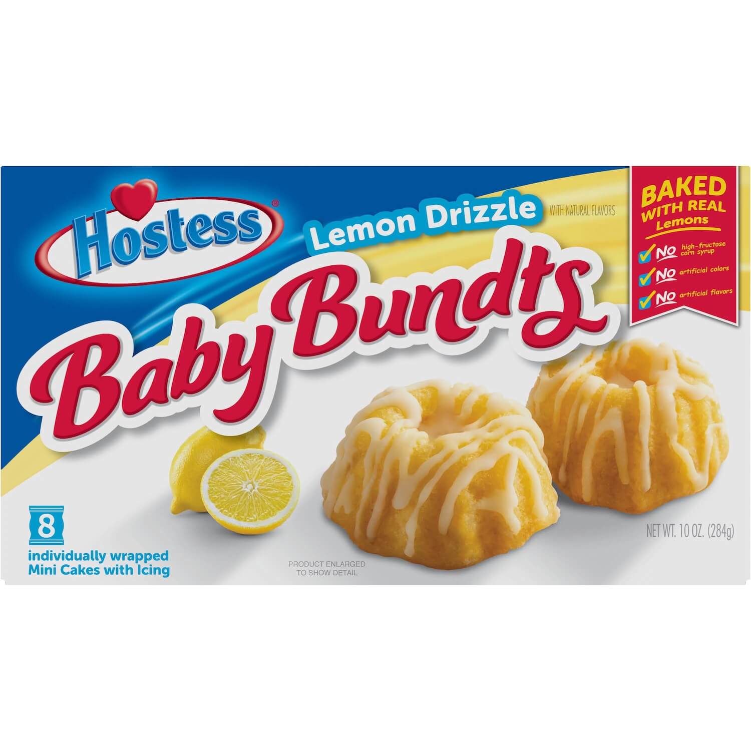 Läs mer om Hostess Baby Bundts Lemon Drizzle 284g