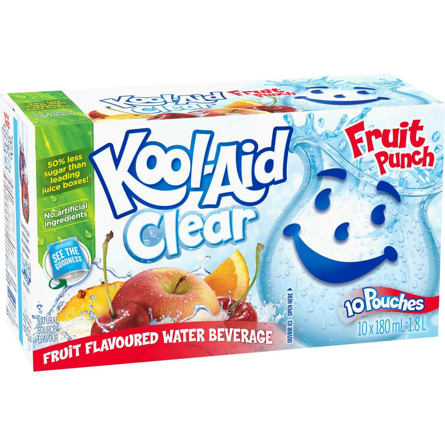 Kool-Aid Clear Pouches - Fruit Punch 10st
