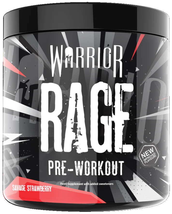 Warrior RAGE Pre-Workout - Savage Strawberry 392g