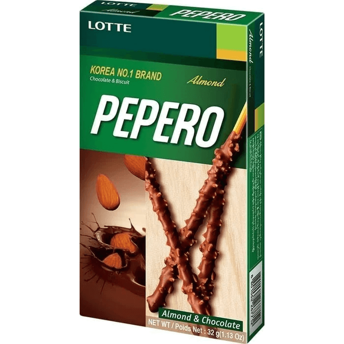 Läs mer om Pepero Biscuit Stick Almond 32g